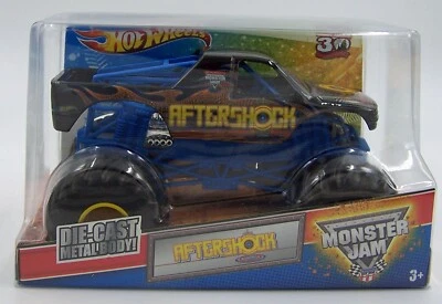 2012 Hot Wheels Monster Jam 1:24 AFTERSHOCK Diecast Monster Truck - NEW - Image 1 of 4