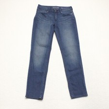 Calvin Klein Women Size 8x30 Blue Ultimate Skinny Dark Cotton Blend Stretch Jean