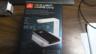 Globe UV-C Disinfecting Wireless Charger Hub 60055 - Image 1 of 4