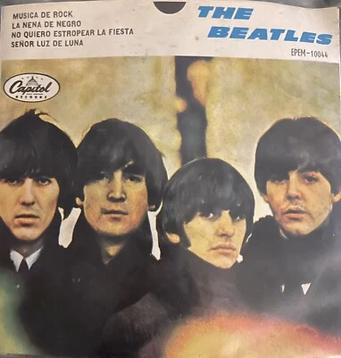 The Beatles ROCK & ROLL MUSIC + 3 Mexico EP Capitol EPEM 10044 W/Pic Slv - Image 1 of 4