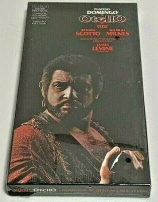 Placido Domingo Otello Verdi Vintage 1978 Long Box Cassette Factory Sealed NOS - Image 1 of 4