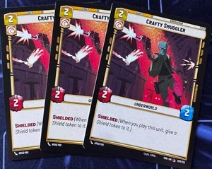 Tarjeta común de contrabandista astuto de Star Wars Unlimited Spark of Rebellion 3X - Imagen 1 de 2