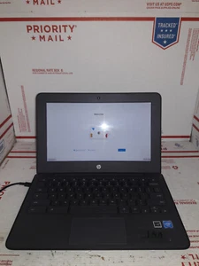 FINAL - HP Chromebook 11A G6 EE 11.6" AMD A4 4GB RAM 16GB eMMC D-Grade #144 - Afbeelding 1 van 6