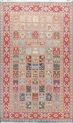 Garden Design Super Kazak Oriental Area Rug Vegetable Dye Hand-knotted Wool 6x9 - Image 1 of 4