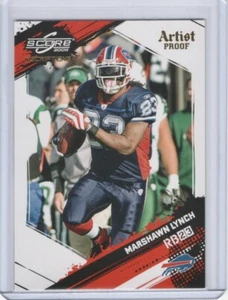 2009 Score Inscriptions Artist's Proof #34 Marshawn Lynch 7/32 - Picture 1 of 2