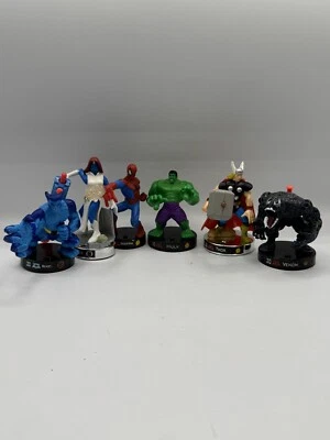 Marvel Attacktix Figuras Juego Piezas Hulk Venom Spider-man Bestia Mística X-man Foto 1 de 4
