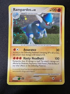 Rampardos 33/123 Holo Rare - Mysterious Treasures 2007 - Pokemon TCG Card MP/LP - Picture 1 of 2