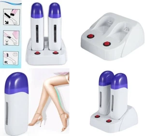Kit doppio Scaldacera rullo + ricarica base per strisce depilatorie cera ceretta - Foto 1 di 1