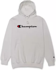 Champion Herren Pullover Grafik Hoodie Sweatshirt Größe XLT groß & groß weiß neu mit Etikett - Bild 1 von 10