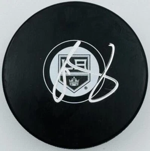DREW DOUGHTY SIGNED LOS ANGELES KINGS HOCKEY PUCK TEAM CANADA AUTOGRAPH COA J6 - Picture 1 of 1