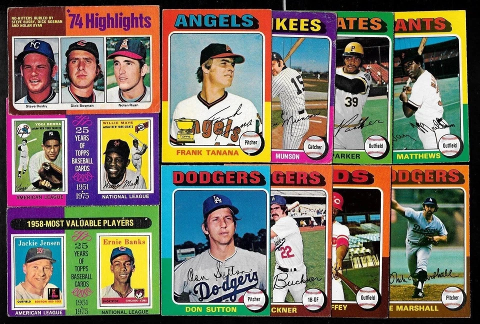 1975 OPC 75 O PEE CHEE TOPPS MLB BASEBALL CARD ERROR VARIATION 1-330 SEE LIST - Image 1 of 1