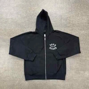 Stussy Zip Up "BORN AND RAISED" - Size L (85-779) - Picture 1 of 7
