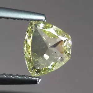 1.10cts Untreated Fancy cut Light Yellow Natural Earth Mined Loose Diamonds - Picture 1 of 6