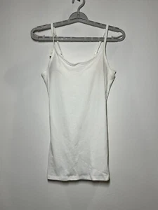 Womens Gilligan & Omalley White Tank Shirt Built In Support, Small - Picture 1 of 2