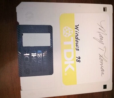 Windows 98 Start Up 3.5” Floppy Disk - Image 1 of 2