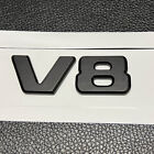 Black V8 Vntage Car Auto Trunk Tailgate Rear Emblem Badge Decal Sticker