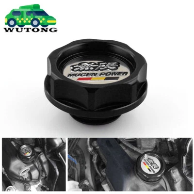 BLACK CNC OIL CAP FOR HONDA ACURA K20 K24 K SERIES B18 B20 B SERIES D16 DSERIES Foto 1 de 4