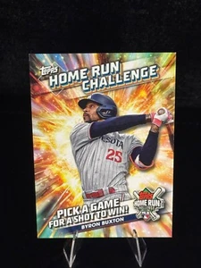 2024 Topps Series 2 - Home Run Challenge Code Card Byron Buxton #HRC-14 - Picture 1 of 6
