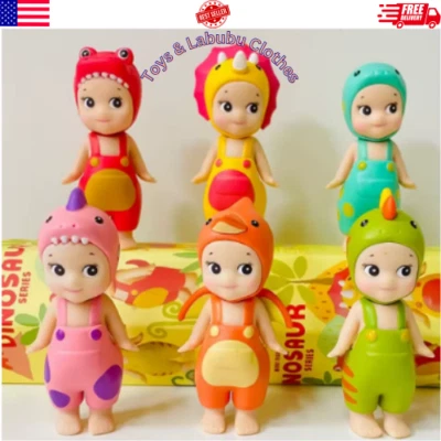 Sonny Angel Dinosaurio Serie Hippers Cosecha Linda Muñeca Hippie Juguete para Niños Regalo Foto 1 de 4