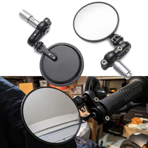For Husqvarna Vitpilen 901 701 401 7/8" Motorcycle Bar End Side Mirrors Foldable - Picture 1 of 11