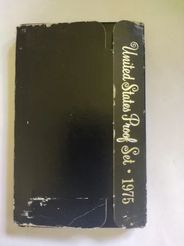 1975 S United States Proof Set, Stand in Original Box Cover