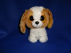 TY Beanie Boos Dog COOKIE 6" tall Plush & Beans - Imagen 1 de 7