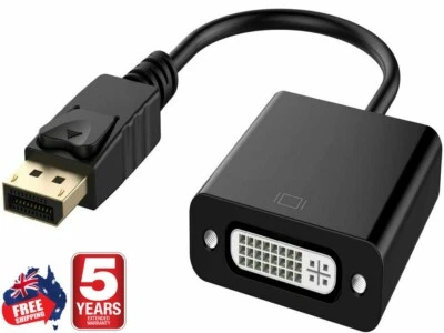 Display Port Male to DVI Female Converter Adapter Cable 24+5 Pin DP - Image 1 of 4