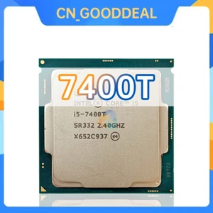Intel Core i5-7400T SR332 2.4GHz 4-Cores 4-Threads 6MB 35W LGA1151 CPU i5 7400T - Picture 1 of 1