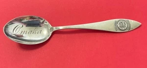 Omaha Nebraska State Seal Sterlingsilber 18,7 g 5,5" Souvenir Löffel  - Bild 1 von 9