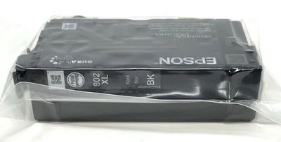 Genuine Epson 802XL Black Ink Cartridge - New Factory Sealed - Free Shipping - Image 1 of 4