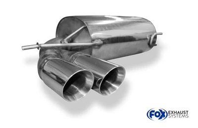 Impianto racing acciaio inox da cat 2x90 con assorbitore per Audi A3 8P quattro Sportback - Immagine 1 di 4