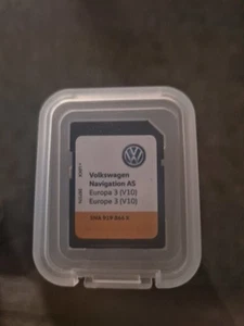 SD KARTE NAVIGATION AS EUROPA 2016 V3 VW DISCOVER MEDIA 2 T-ROC AMAROK PASSAT - Bild 1 von 2