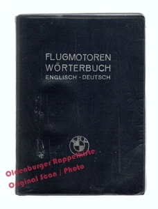 Taschen-Wörterbuch des Flugmotorenbaues: en-deu (1943) - BMW - Picture 1 of 3