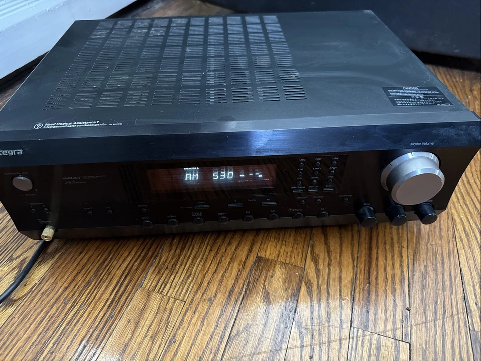 INTEGRA DTM-5.3 Surround Sound Stereo Home Theater Receiver - NO REMOTE - Image 1 of 4