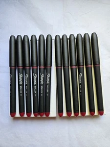 24 Pack SHARPIE Rollerball Pen, Arrow Point (0.7mm) Pen for Bold Lines, Red Ink - Picture 1 of 4