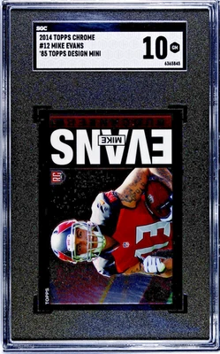 Mike Evans 2014 Topps Chrome 1985 Design #12 (RC) - Image 1 of 2