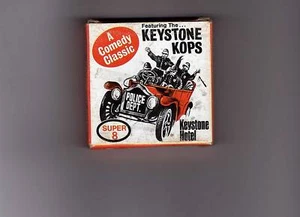 Keystone Cops S8 B&W Silent Movie - Picture 1 of 1