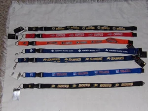 NHL Various Hockey Teams Leafs Capitals Ducks Bruins Rangers Flyers Lanyards - Picture 1 of 9