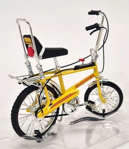 Toyway 1/12 - Chopper MK2 Model Bicycle Yellow Retro 70's Bike The Hot One - Picture 1 of 5