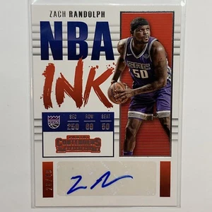 2017-18 Panini Contenders NBA Ink Zach Randolph Auto Card #NI-ZRD 26/49 - Picture 1 of 2