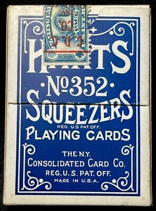 Antique Sealed Early BEE Playing Cards Unopened Harts Squeezers Angel Back NYCC - Picture 1 of 10