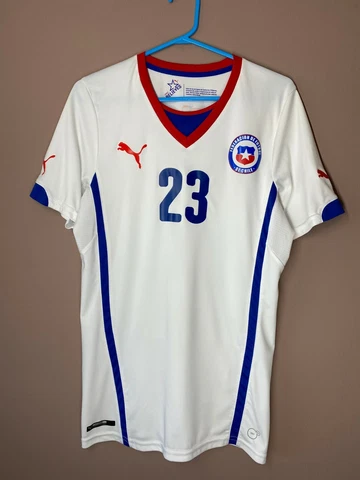 Chile 2014-2015 Edoardo Away Football Soccer Shirt Jersey Camiseta size S Cover