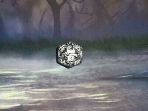 Streets of New Capenna Negro Gris Blanco Moteado D20 Spindown Life Counter Dados - Imagen 1 de 1