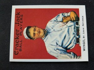 1915 Cracker Jack Reprint Baseball Card # 130 Ivey Wingo - St. Louis Cardinals