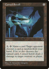 Cursed Scroll X (1) MTG Tempest - VG.EX - 4RCards