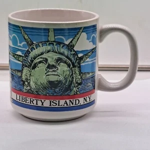 Liberty Island NY Coffee/Tea Mug State Souvenir Statue Of Liberty - Picture 1 of 6