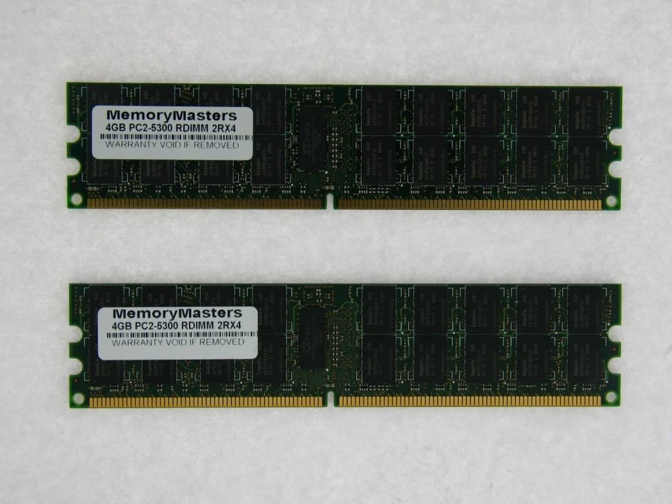 Mémoire RAM IBM Système X3850 M2 7144-XXX 8 Go 2x 4 Go DDR2 PC2-5300 RDIMM - Photo 1/1