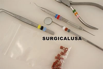 Brown Color Bands 50-pack Dental Instruments ID coding expandable O-Ring - Image 1 of 3