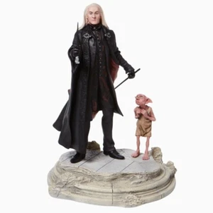 Harry Potter Lucious Malfoy & Dobby Statue Figur Lucius Wizarding World NEU - Bild 1 von 9