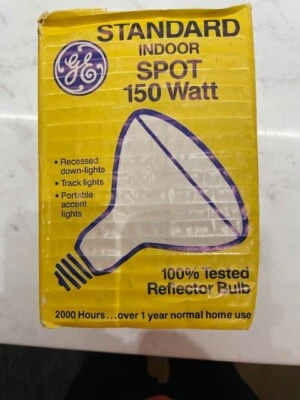 GE 150W Standard Spot Reflector Bulb - NEW - Image 1 of 4